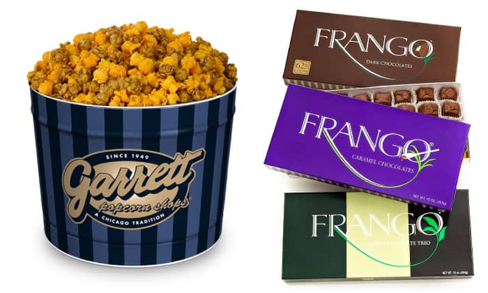 Garrett Popcorn and Frango Chocolate